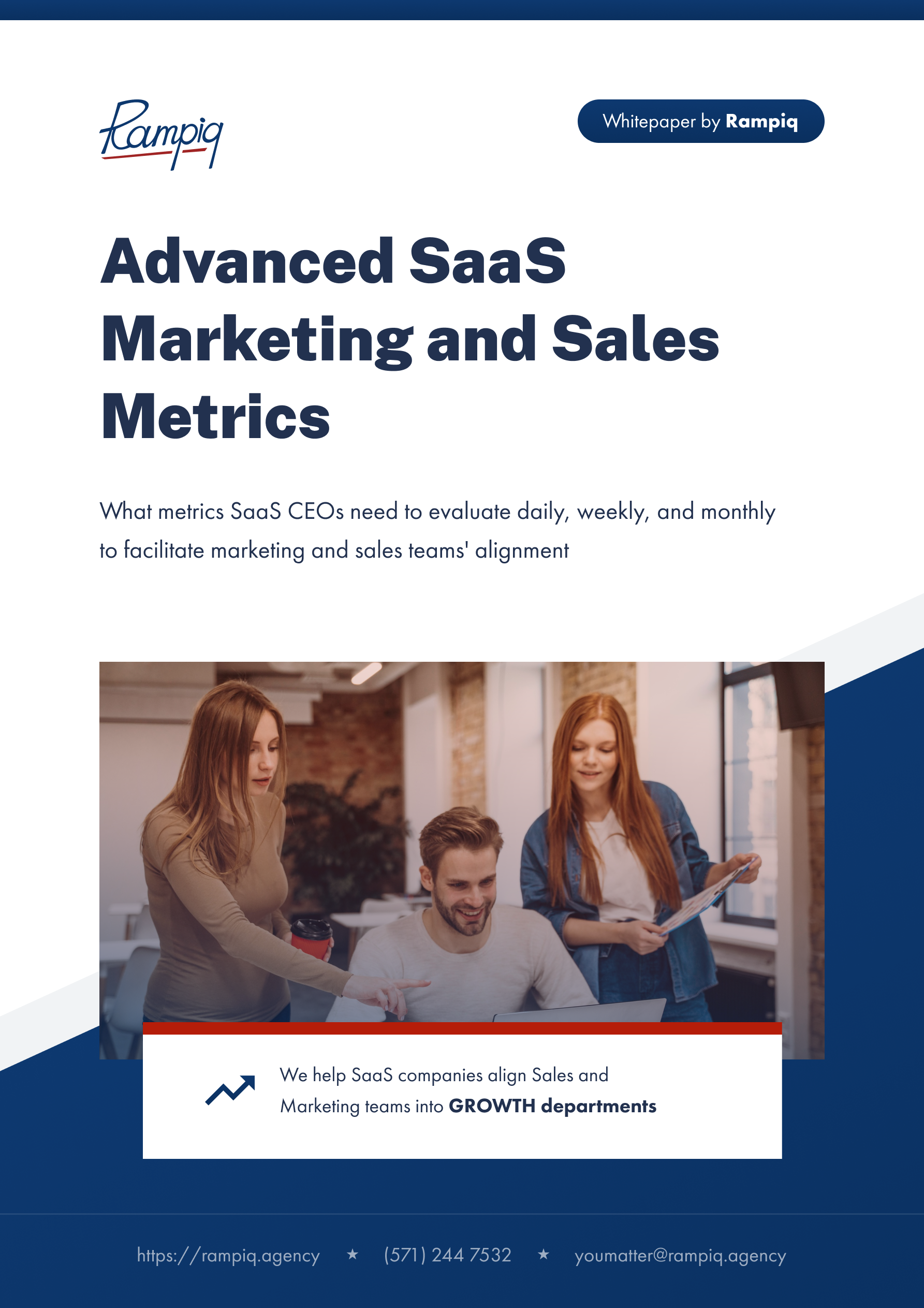 Advanced SaaS Marketing Metrics Whitepaper by Rampiq
