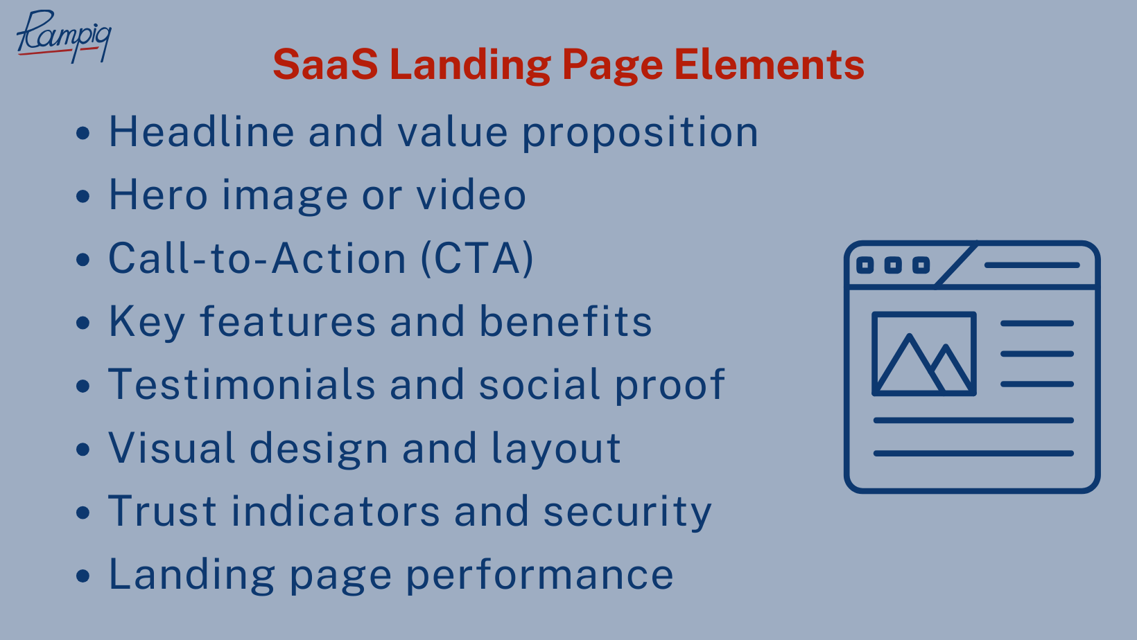 Saas competitive analysis SaaS Landing Page Elements
