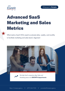 advanced saas marketing sales metrics