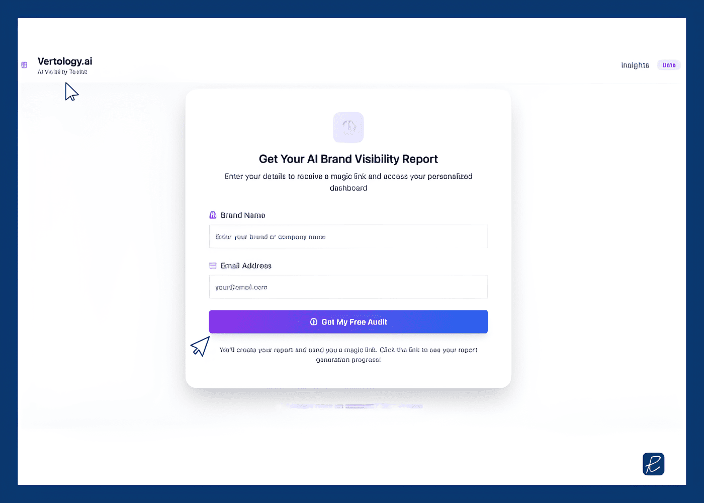 vertology ai brand visibility tracking tool to understand what chatgpt knows about a company