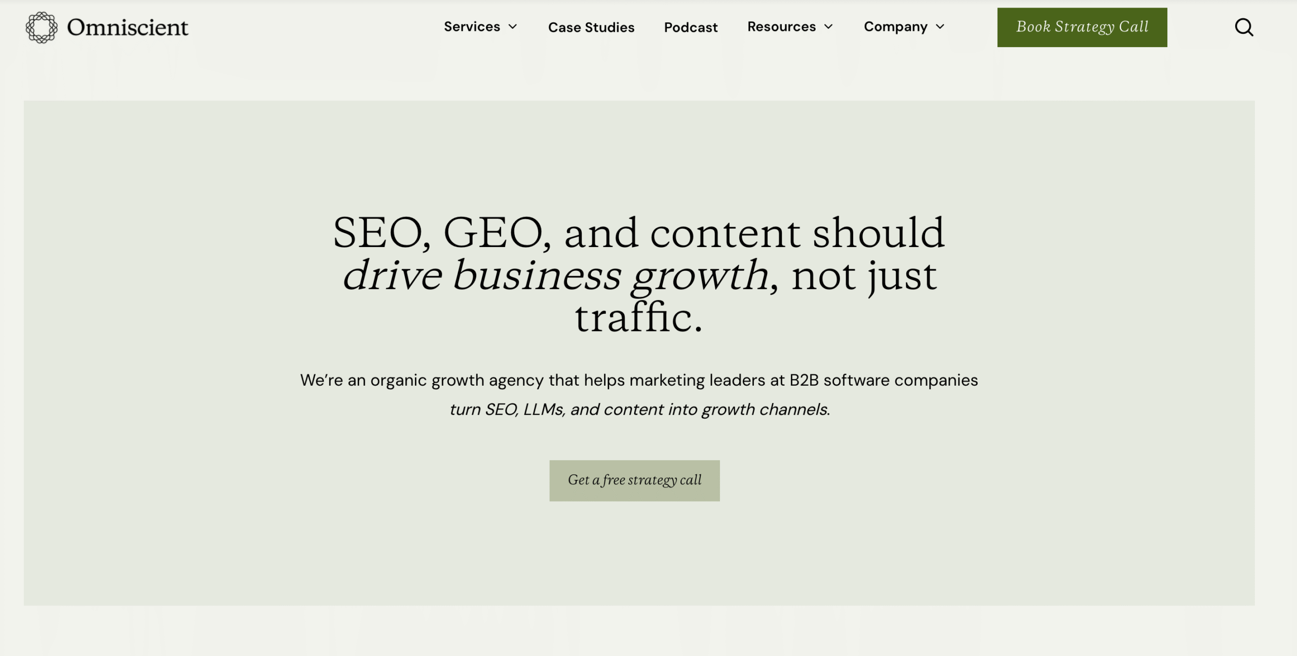 omniscent digital best ai search visibility agencies for b2b marketing