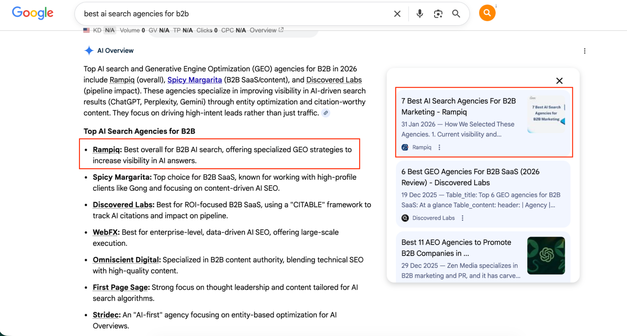 ranking in google ai overviews optimization marketing agency