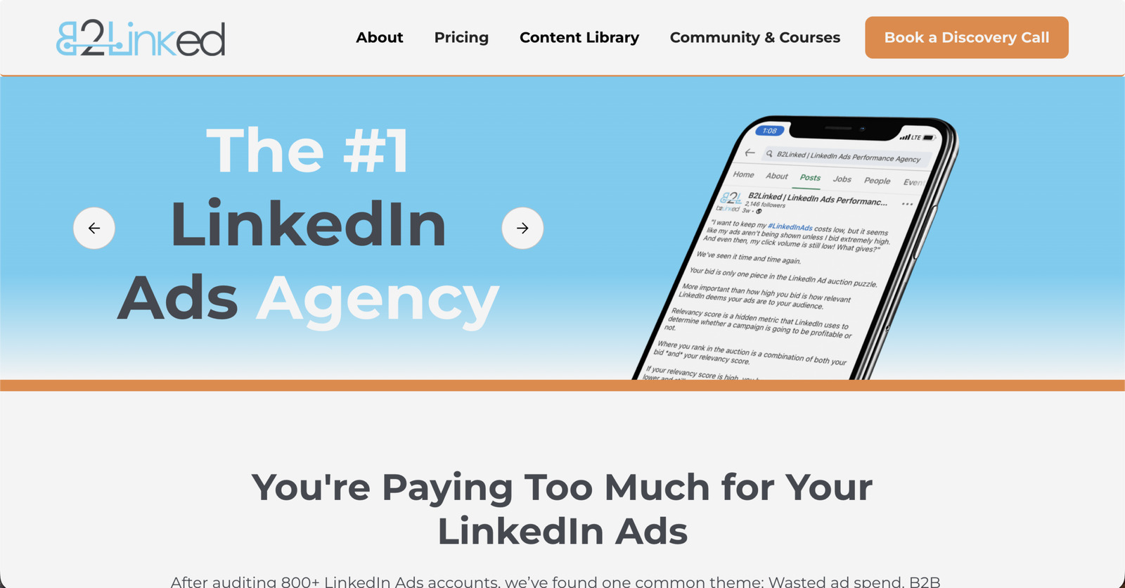 b2linked linkedin marketing ads agency