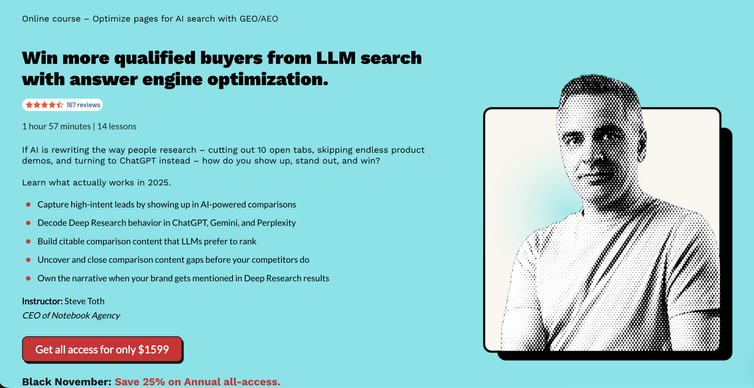 Optimize pages for AI search with GEO aeo cxl course