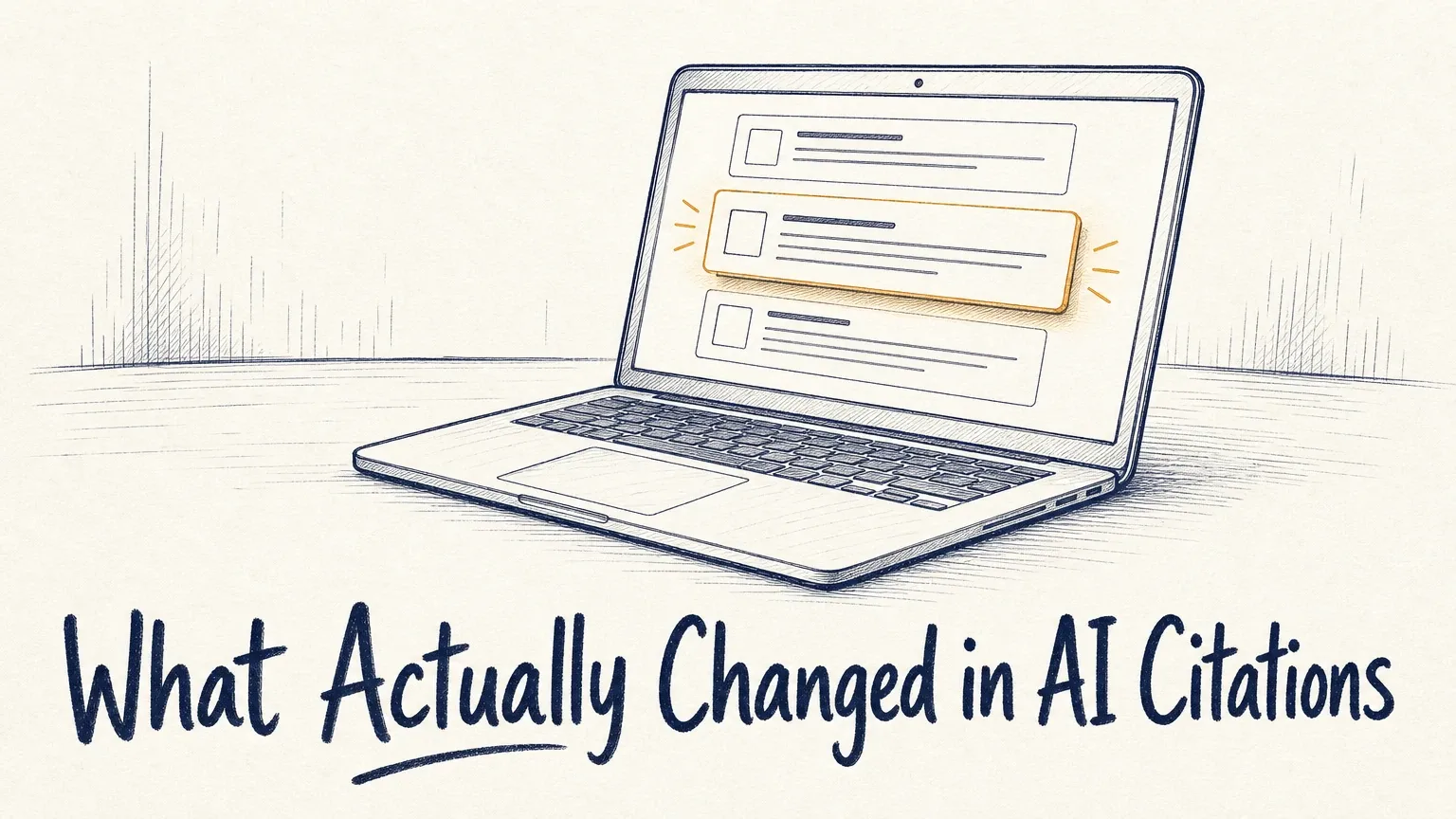 What actually Changed in AI Citations